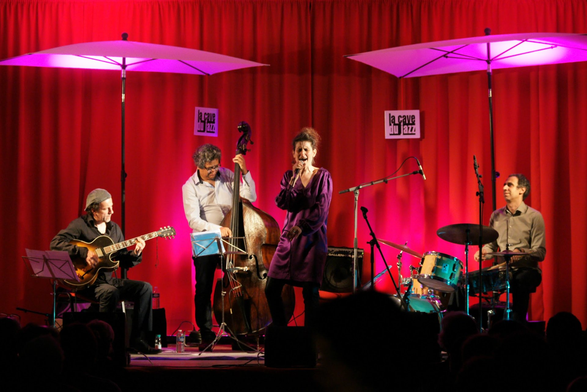 Daisy Bolter en concert avec ses musiciens